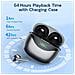 Auricolari Wireless 5.4 Bluetooth Dp4 A Lunga Durata Black - Foto miniatura 5