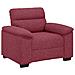 Poltrona Rosso Vino 60 cm in Tessuto - Foto miniatura 1