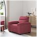 Poltrona Rosso Vino 60 cm in Tessuto - Foto miniatura 2