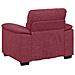 Poltrona Rosso Vino 60 cm in Tessuto - Foto miniatura 6