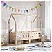 Giroletto Casetta per Bambini 70x140 cm Legno Massello di Pino - Foto miniatura 2
