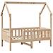 Giroletto Casetta per Bambini 70x140 cm Legno Massello di Pino - Foto miniatura 3