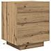 Comodino  con luci LED Rovere Artigianale 45x40x55 cm - Foto miniatura 1