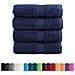 Asciugamani Premium SOLUND 4 pz Blu Navy 30x30 cm 600 g/m² - Foto miniatura 2