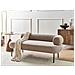 Chaise Longue Versione Destra Mirmande Tessuto Tortora - Foto miniatura 1