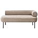 Chaise Longue Versione Destra Mirmande Tessuto Tortora - Foto miniatura 2