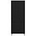 Credenza con cassetto 2 pcs Rovere Nero Legno multistrato - Foto miniatura 8