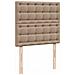 Letto Pouf con Materasso Cappucino 90x190 cm Similpelle - Foto miniatura 9