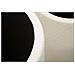 Set 3 Pouf Contenitore Shop In Tessuto Matelassé Crema Con Piano In Marmo E Base Oro Ø60x80, Ø50x60 E Ø40x40 Cm - Foto miniatura 8