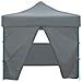 Tenda Party Antracite 291 x 291 x 315 cm Tessuto Oxford - Foto miniatura 3