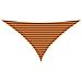 Vela da ombra solare Arancione e Marrone 3,5 x 3,5 x 4,9 m - Foto miniatura 1