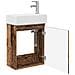 Mobile bagno con rubinetto Legno antico 45,5 x 25,5 x 84 cm - Foto miniatura 4