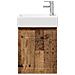 Mobile bagno con rubinetto Legno antico 45,5 x 25,5 x 84 cm - Foto miniatura 5