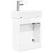 Mobile bagno con rubinetto Bianco Lucido 45,5 x 22,5 x 84 cm - Foto miniatura 7