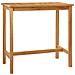 Tavolo da bar Naturale 110 x 60 x 105 cm Teak massello - Foto miniatura 1