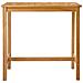 Tavolo da bar Naturale 110 x 60 x 105 cm Teak massello - Foto miniatura 3
