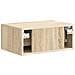 Mobiletto da notte a muro 2 pcs Rovere Sonoma 49 x 34,5 x 20 cm - Foto miniatura 7
