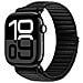 Cinturino Orologio per Apple Watch Series 11 10 42mm - Nylon, Nero - Foto miniatura 3