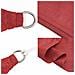 Vela Parasole 160 g /m² Rossa 2,5x3 m in HDPE - Foto miniatura 6