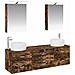 Set di mobili per il bagno 5 pcs Rovere Fumo - Foto miniatura 1