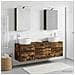 Set di mobili per il bagno 5 pcs Rovere Fumo - Foto miniatura 2