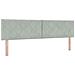 Letto ottomano con materasso Grigio Chiaro 180 x 200 cm Velluto - Foto miniatura 4