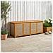 Scatola di Stoccaggio per Giardino 185 L 150 x 50 x 56 cm Beige - Foto miniatura 2