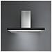 Cappa Luce Parete 90 cm Nera 800 m3 / h - Foto miniatura 6
