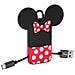 Portachiavi Cavo Micro USB Disney Minnie per Trasmissione Dati e Ricarica Android 22 cm  - Foto miniatura 1