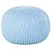 Pouf Poggiapiedi In Tessuto Azzurro 50 X 35 Cm Conrad - Foto miniatura 14