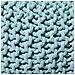 Pouf Poggiapiedi In Tessuto Azzurro 50 X 35 Cm Conrad - Foto miniatura 17