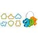 Set 6 Tagliabiscotti X Bambini In Anello Delicia Kids - Foto miniatura 2