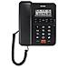 Office Desk Telefono Fisso a Filo con Display LCD e ID Chiamante Colore Nero - Foto miniatura 1