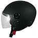 Casco Jet Scooter Moto Quad Omologato Ece 22 05 Visiera Nero Opaco Xl - Foto miniatura 5