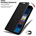 Custodia Compatibile Con Sony Xperia 10 Plus In Nero Di Notte - Coperchio Protettiva Con Chiusura Magnetica, Funzione Stand E Tasca Per Le Carte - Foto miniatura 4