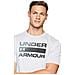 Ua Team Issue Wordmark Short Sleeve, Maglietta Uomo, Bianco (bianco / nero 100), M - Foto miniatura 2