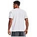 Ua Team Issue Wordmark Short Sleeve, Maglietta Uomo, Bianco (bianco / nero 100), M - Foto miniatura 9