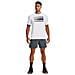 Ua Team Issue Wordmark Short Sleeve, Maglietta Uomo, Bianco (bianco / nero 100), M - Foto miniatura 10