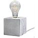 Lampada Da Tavolo Grigio E27 - Foto miniatura 3