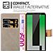 Custodia Compatibile Con Huawei Mate 10 Lite In Marrone Cappuccino - Coperchio Protettiva Con Chiusura Magnetica, Funzione Stand E Tasca Per Le Carte - Foto miniatura 4