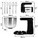 Sm3 Mixer Con Ciotola 4 L 300 W - Robot Da Cucina 2 In 1 - Frusta 5 Velocità Funzione Turbo - Impastatrice Elettrica Con 2 Fruste / 2 Ganci / 1 Frusta Da Cucina - Foto miniatura 2
