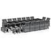 Set Da Pranzo Per Giardino 19 Pz Con Cuscini Polyrattan Grigio - Foto miniatura 1