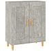 Credenza Grigio Cemento 69,5x34x90 Cm In Legno Multistrato - Foto miniatura 2
