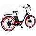 Cuore - Nero - 250w / 20ah - Bicicletta Elettrica Urbana Pieghevole - City E-bike - Foto miniatura 3