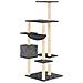 Albero Per Gatti Con Tiragraffi In Sisal Grigio Scuro 142 Cm - Foto miniatura 4
