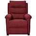 Poltrona Reclinabile Rosso Vino In Tessuto - Foto miniatura 2