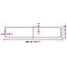 Piano Tavolo Marrone Scuro 200x40x (2-4) cm Rovere Non Trattato - Foto miniatura 8