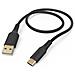 Flexible Cavo Usb 1,5 M Usb 2.0 Usb A Usb C Nero - Foto miniatura 1