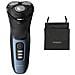 3000 series S3232/52 rasoio elettrico Rotazione Trimmer Nero, Blu - Foto miniatura 1