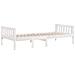 Letto Per Bambini Senza Materasso Bianco 90x190cm Massello Pino - Foto miniatura 3